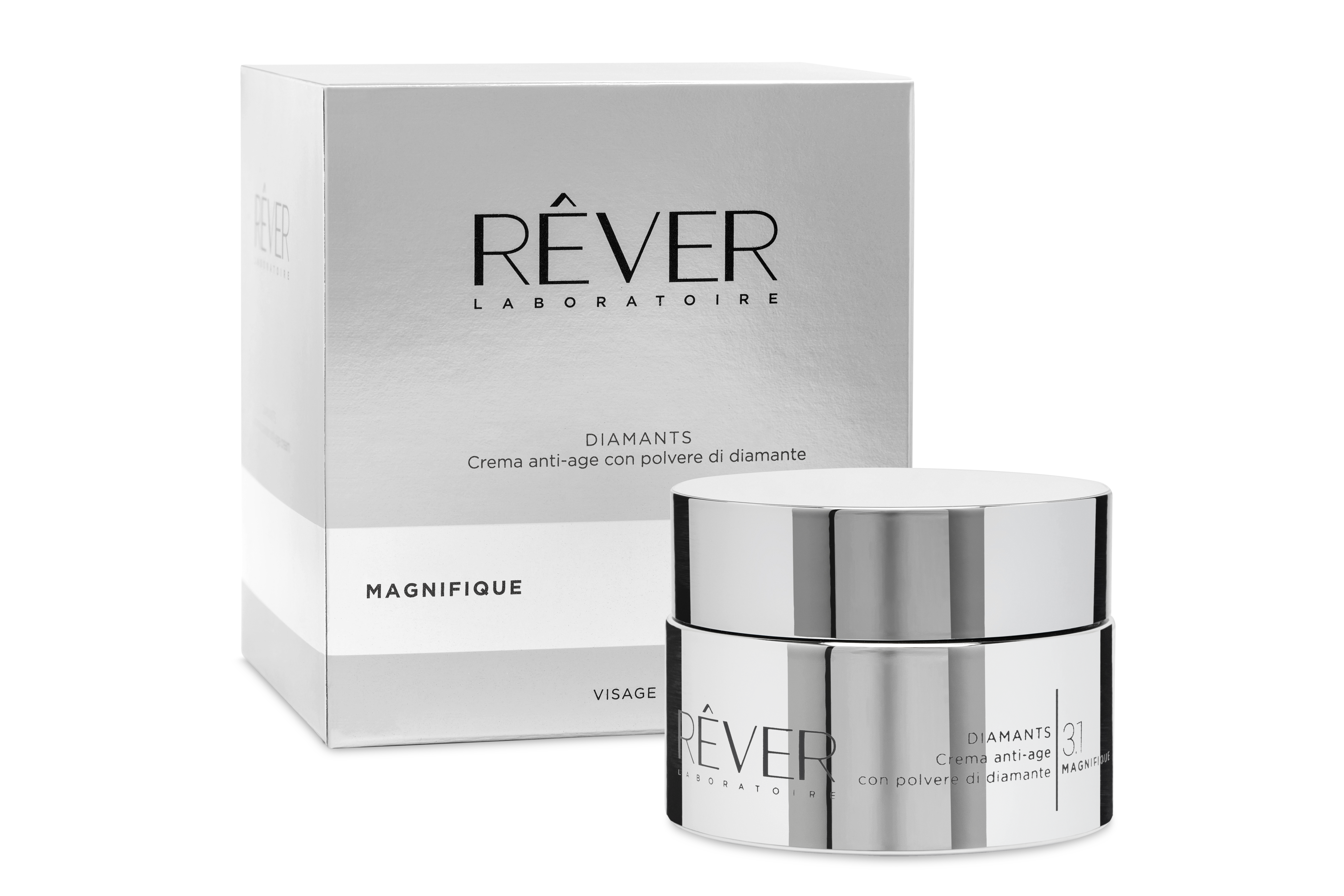 3.1 DIAMANTS Crema anti-age con polvere di diamante PACK+PRODOTTO RIV