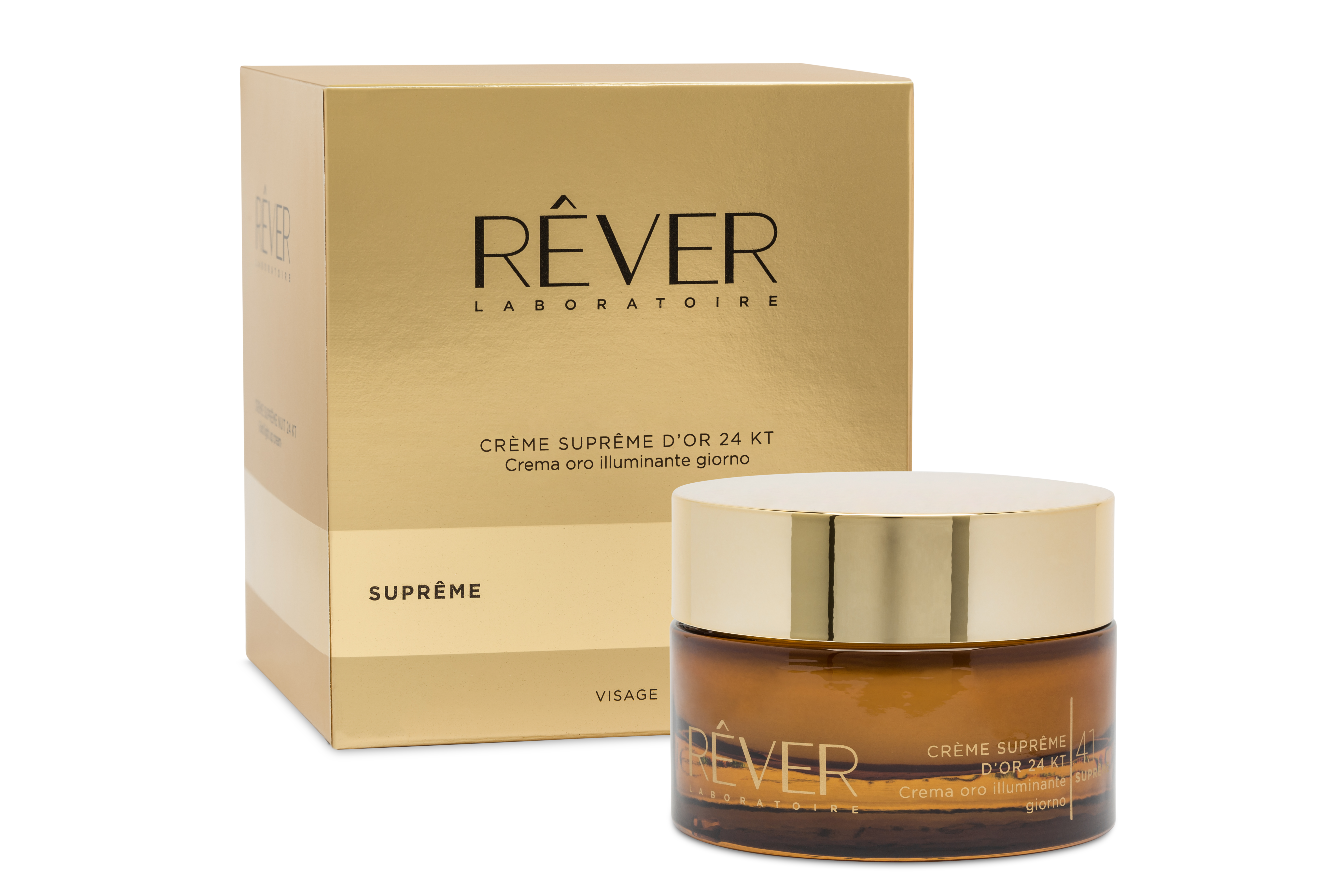 4.1 CRÈME SUPRÊME D'OR 24 KT Crema oro illuminante giorno PACK+PRODOTTO RIV